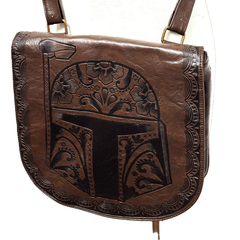 Loungefly Limited Edition Star Wars Boba Fett Crossbody Bag Faux Leather